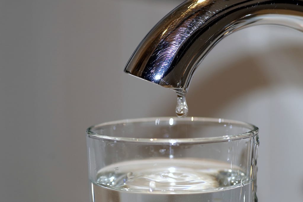 water, faucet, waterworks